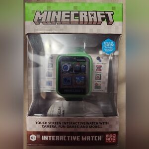 MINECRAFT TOUCH SCREEN INTERACTIVE WATCH, NEW